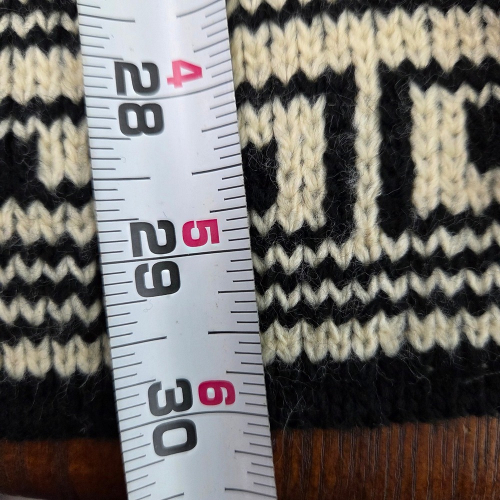 Aztec print open front cardigan with fringe Powder River Outfitters size M - Picture 10 of 10